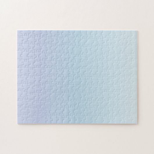 Bleek blauw pastelverloop legpuzzel (Horizontaal)