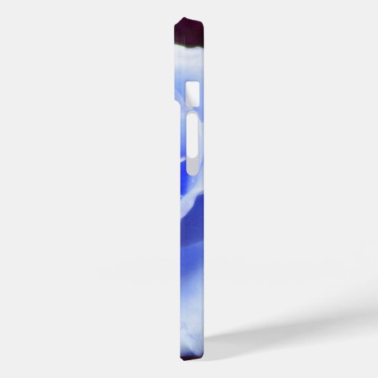 Bleek blauw Roos Case-Mate iPhone Case (Achterkant / Links)