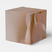 Bleek bleekroze roze bruiloft bedankdoosjes (Achterkant)