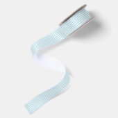 Bleek Blue Gingham Lint (Achterkant)