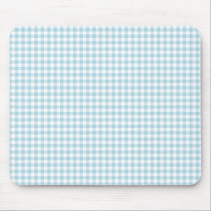 Bleek Blue Gingham Muismat