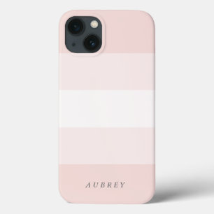 Bleek Blush roze verloopkleurenblok iPhone 13 Hoesje