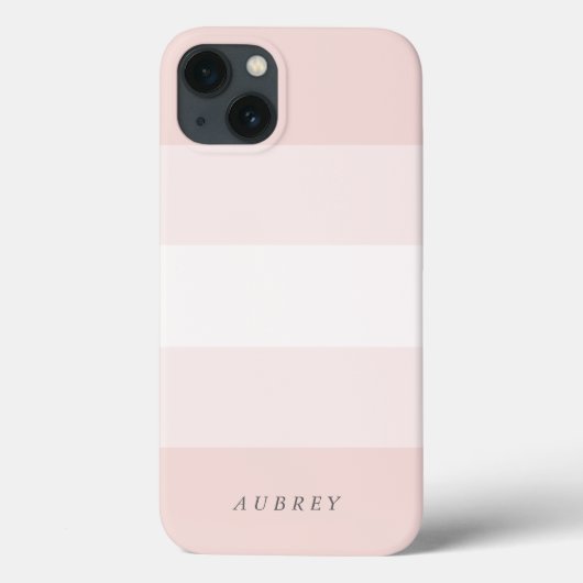 Bleek Blush roze verloopkleurenblok Case-Mate iPhone Case (Achterkant)