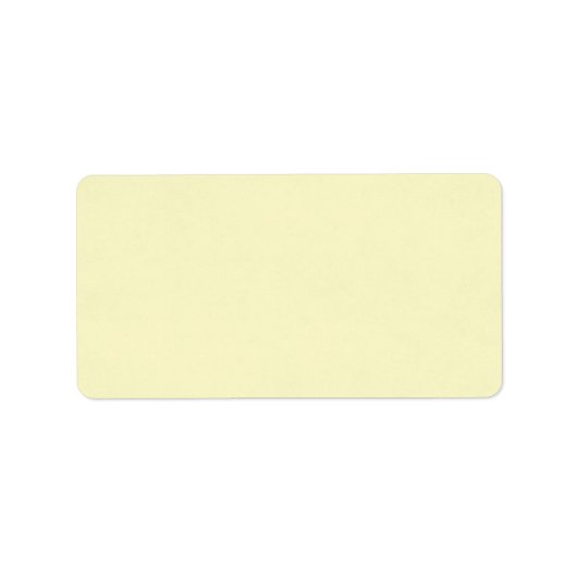 Bleek Geel Achtergrond Sjabloon Etiket (Voorkant)