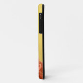 Bleek - geel perforeel monogram Case-Mate iPhone case (Achterkant/links)