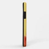 Bleek - geel perforeel monogram Case-Mate iPhone case (Achterkant/rechts)
