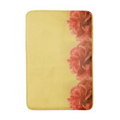 Bleek gele perzikFloral Badmat (Voorkant Verticaal)