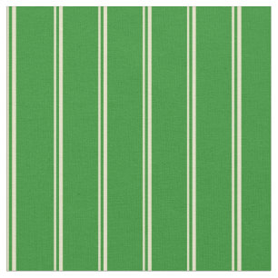 Bleek Goldenrod en Forest Green Lined Pattern Stof
