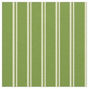 Bleek Goldenrod en Green Lines Pattern Stof