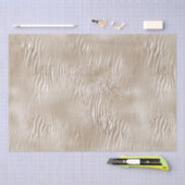 Bleek Gouden Glam Glitzy Zebra Print Stripes Tissuepapier (Craft)