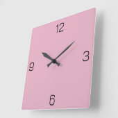 Bleek grijs Raspberry E6B0C4 - Mogelijkheid om naa Vierkante Klok (Hoek)