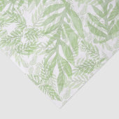 Bleek groen patroon tissuepapier (Detail)