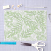 Bleek groen patroon tissuepapier (Craft)