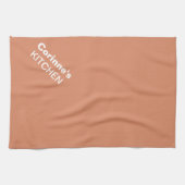 Bleek koper, aangepaste keuken-diskkleur theedoek (Horizontaal)