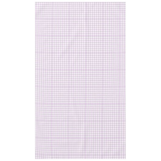 Bleek Lavender Modern Gingham Rustic Tafelkleed (Voorkant)