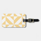 Bleek meloensisch decoderpatroon bagagelabel (Voorkant horizontaal)