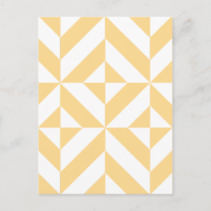 Bleek meloensisch decoderpatroon briefkaart