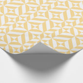 Bleek meloensisch decoderpatroon cadeaupapier (Hoek)