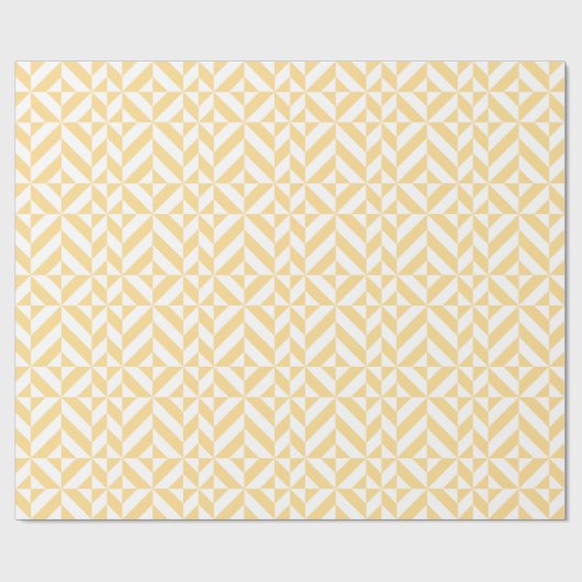 Bleek meloensisch decoderpatroon cadeaupapier (Vlak)