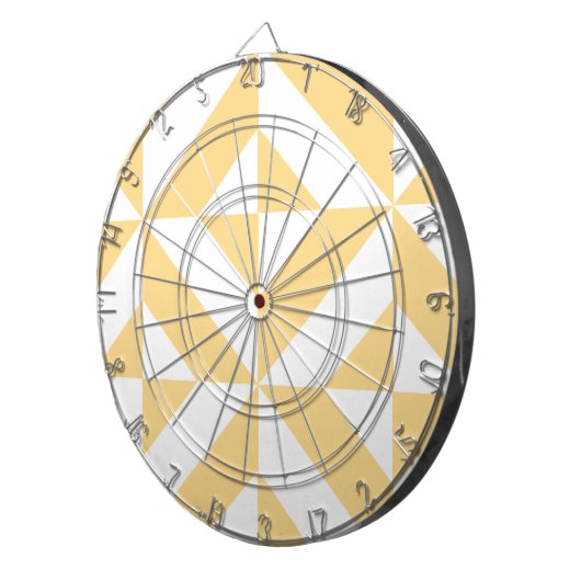 Bleek meloensisch decoderpatroon dartbord (Voorkant Rechts)