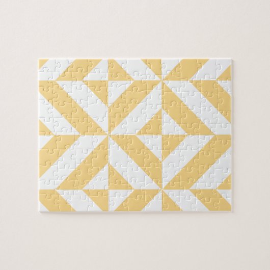 Bleek meloensisch decoderpatroon legpuzzel (Horizontaal)