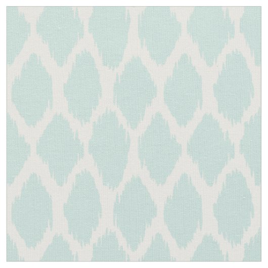Bleek Mint Green Ogee Pattern Stof (Close Up)