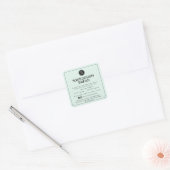 Bleek Mint Sourdough Ingredienten Cottage Sticker (Envelop)