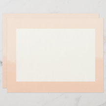 Bleek Oranje Watercolor Abstract