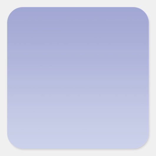 Bleek Paars Ombre Vierkante Sticker (Voorkant)