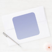 Bleek Paars Ombre Vierkante Sticker (Envelop)