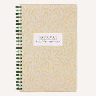 Bleek Pastel Willow William Morris Dotted Journal Notitieboek