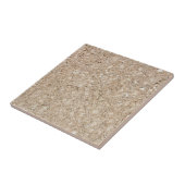 Bleek Peachy Beige Cement Sidewalk Tegeltje (Zijkant)