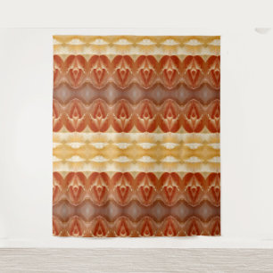 Bleek Peachy Ikat 9 Wandkleed