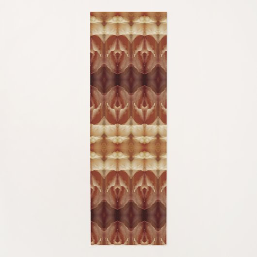 Bleek Peachy Ikat 9 Yogamat (Voorkant)