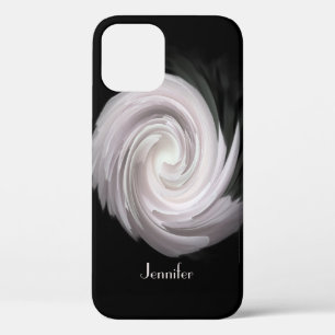 Bleek roze Abstract zwijn, naam  iPhone 12 Pro Hoesje
