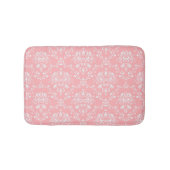 Bleek Roze Damask Badmat (Voorkant)