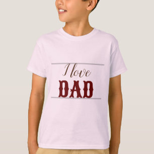 Bleek roze Donkerrood kinder jongen T-shirt