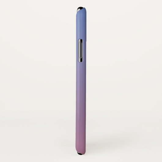 Bleek roze en blauwe gradiëntombre Case-Mate iPhone case (Achterkant / rechts)