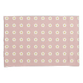 bleek roze gele en witte Buttercup Flowers Kussensloop (Voorkant-Rechts)