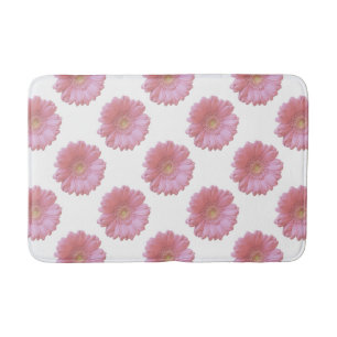 Bleek roze gerbera daisy badmat