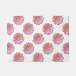Bleek roze gerbera daisy deurmat