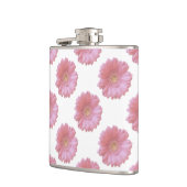 Bleek roze gerbera daisy heupfles (Links)