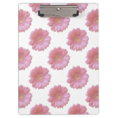 Bleek roze gerbera daisy klembord (Voorkant)