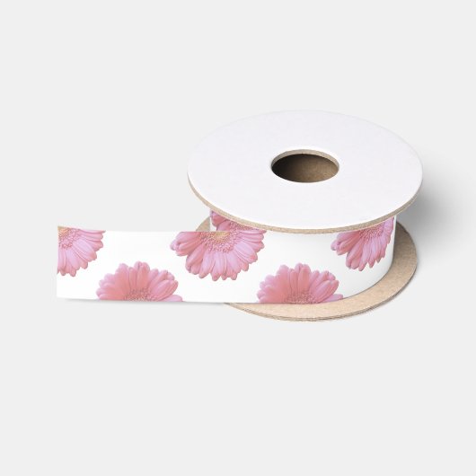 Bleek roze gerbera daisy lint (Spoel)