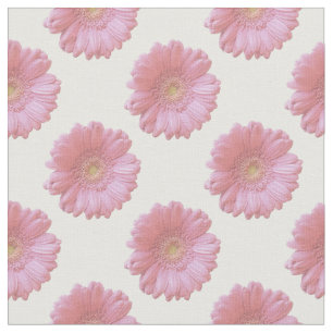 Bleek roze gerbera daisy stof