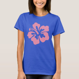 Bleek Roze Hibiscus T-shirt