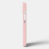 Bleek roze hoog gekleurd monogram Case-Mate iPhone case (Achterkant / Links)
