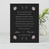 Bleek roze mededeling van de ontwikkeling aankondiging (Staand voorkant)