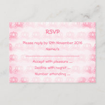 Bleek roze patroon van prinses Carriages