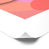 Bleek Roze & Perzik Kameleon Perfect Poster (Hoek)